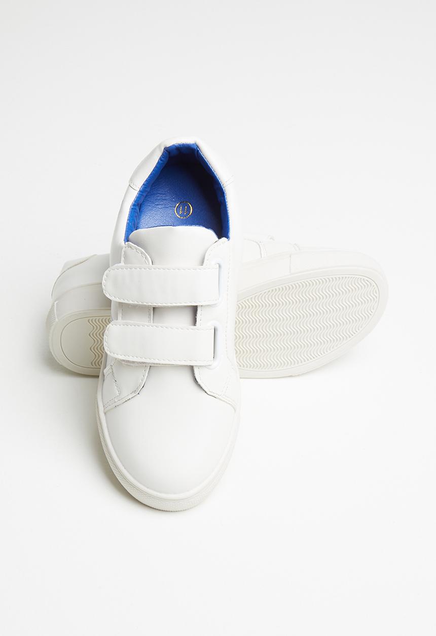 POLO - Boys alex velcro sneaker - white