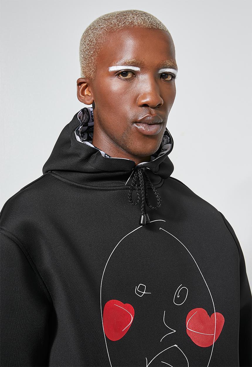 Thebe Magugu extra curricular  x CLD - Thebe Magugu extra curricular x CLD sweat hoodie - black