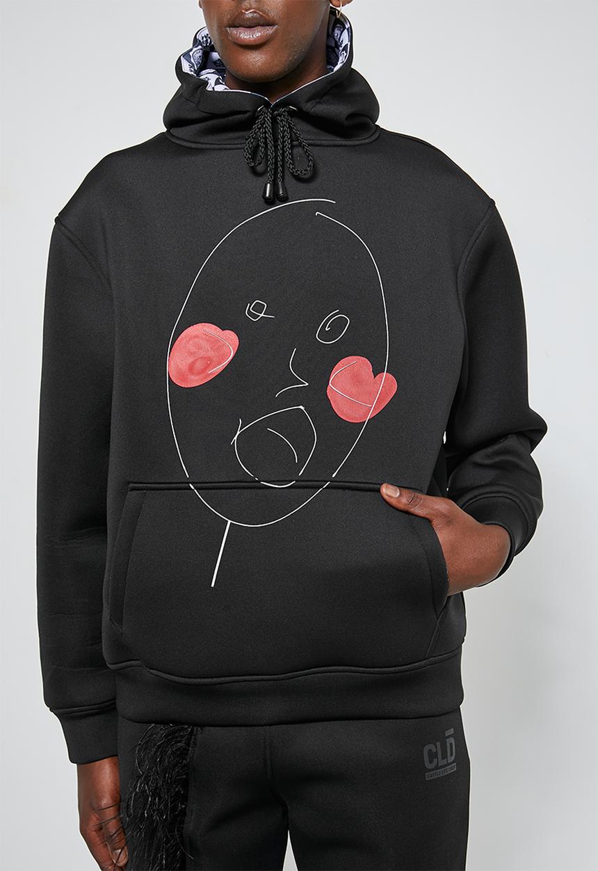 Thebe Magugu extra curricular  x CLD - Thebe Magugu extra curricular x CLD sweat hoodie - black