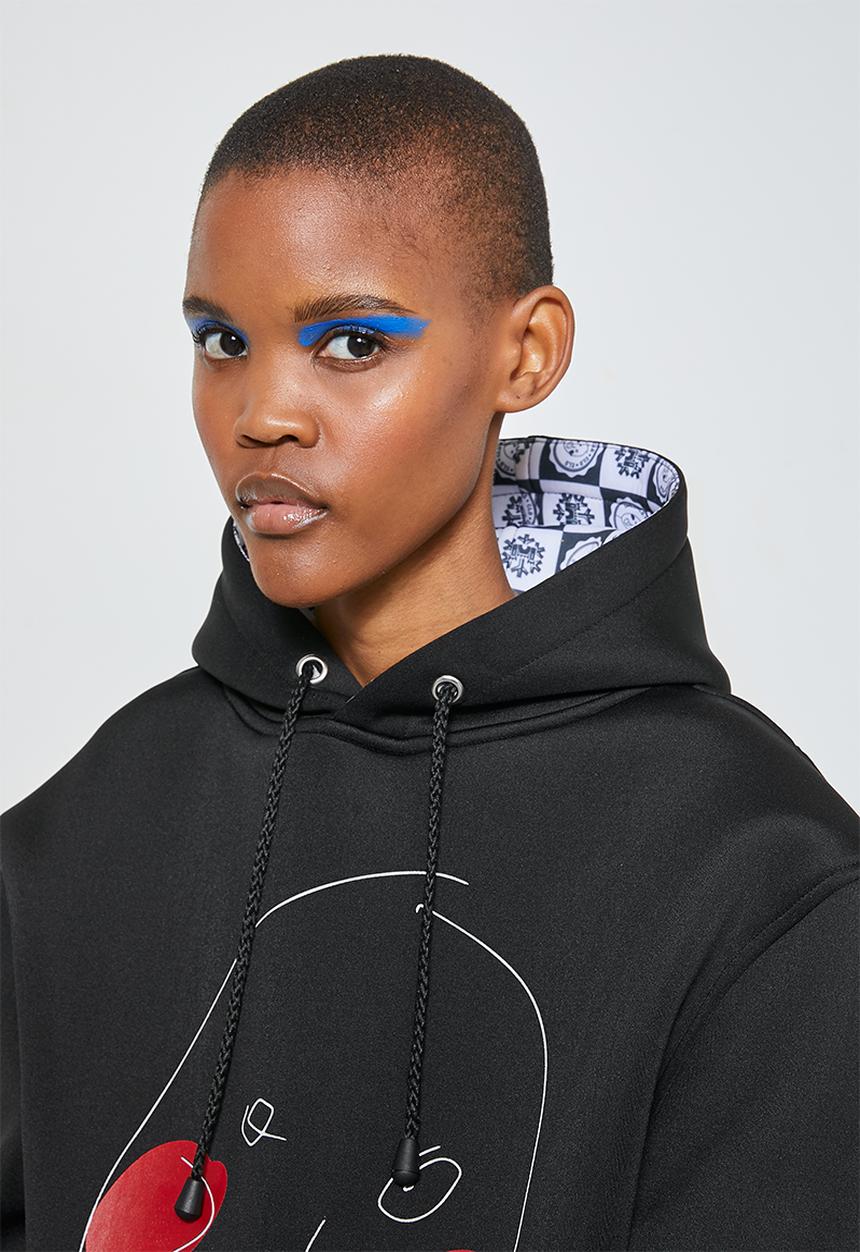 Thebe Magugu extra curricular  x CLD - Thebe Magugu extra curricular x CLD sweat hoodie - black