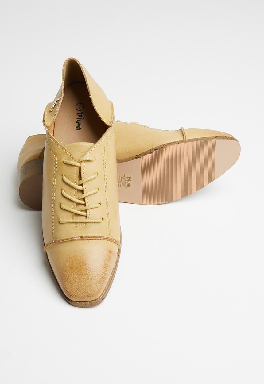 Plum - Stella brogue - beige
