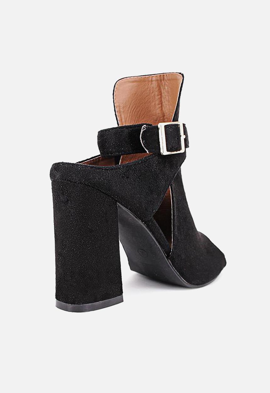 Seduction - Peep toe heel - black