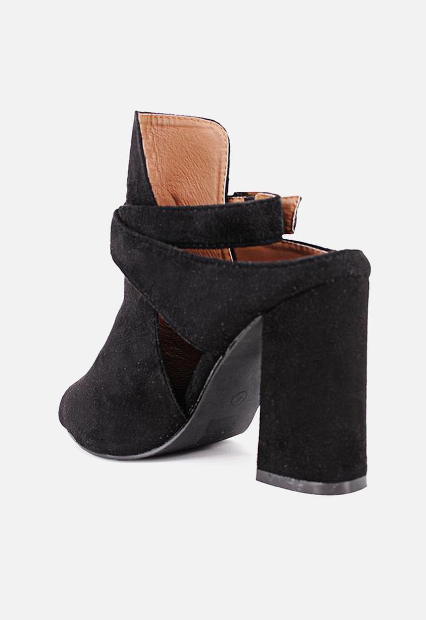 Seduction - Peep toe heel - black