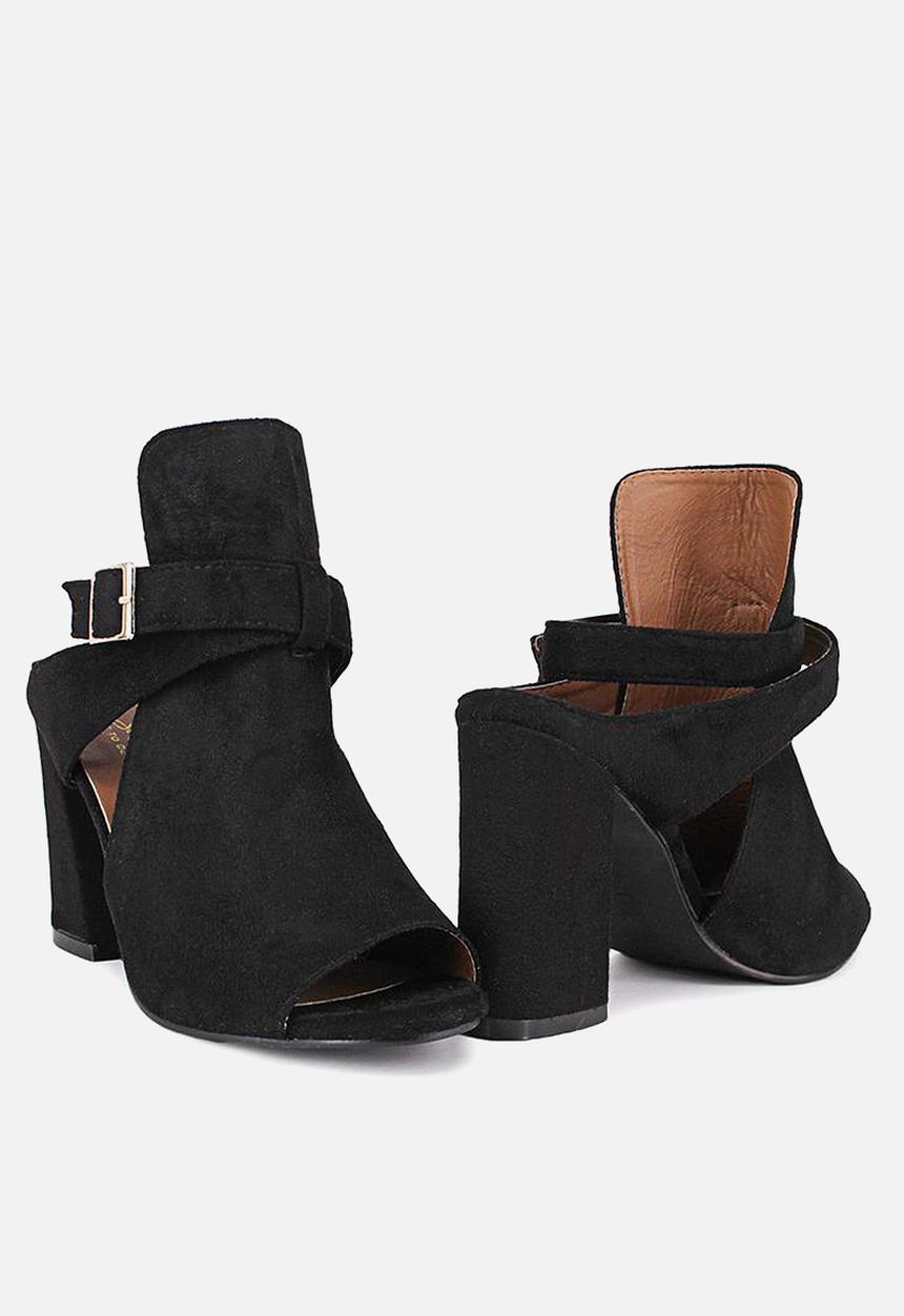 Seduction - Peep toe heel - black