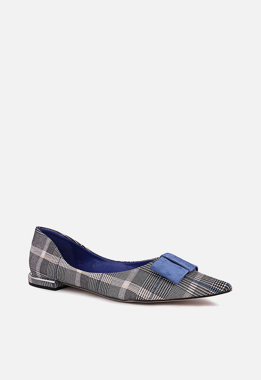 Seduction - Plaid pump - blue