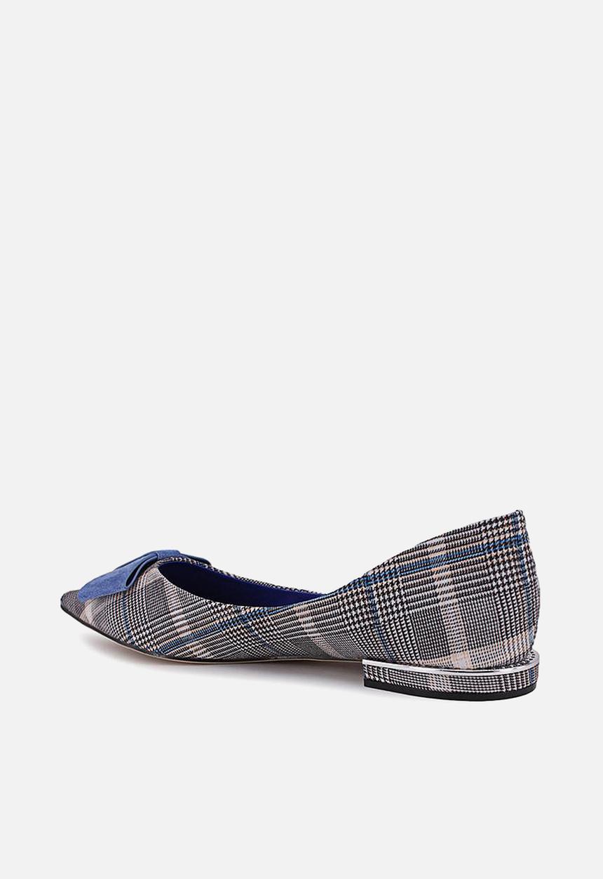 Seduction - Plaid pump - blue