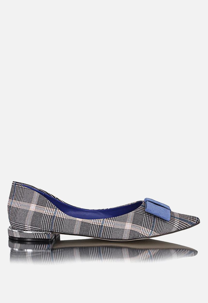 Seduction - Plaid pump - blue