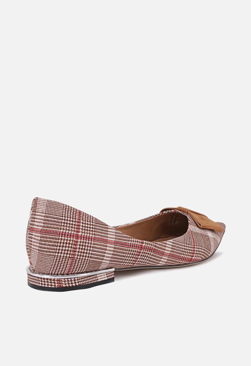Seduction - Plaid pump - tan