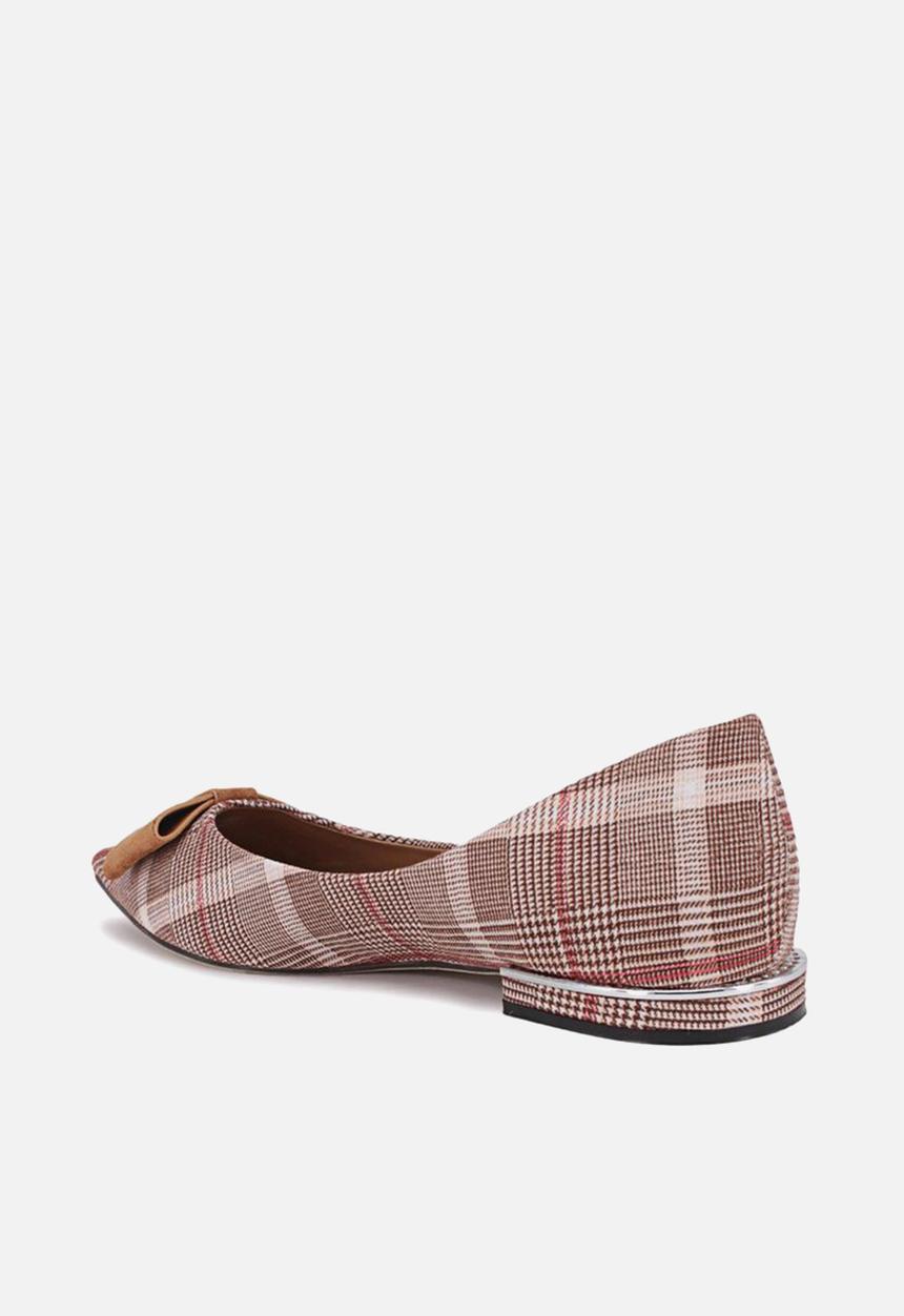 Seduction - Plaid pump - tan