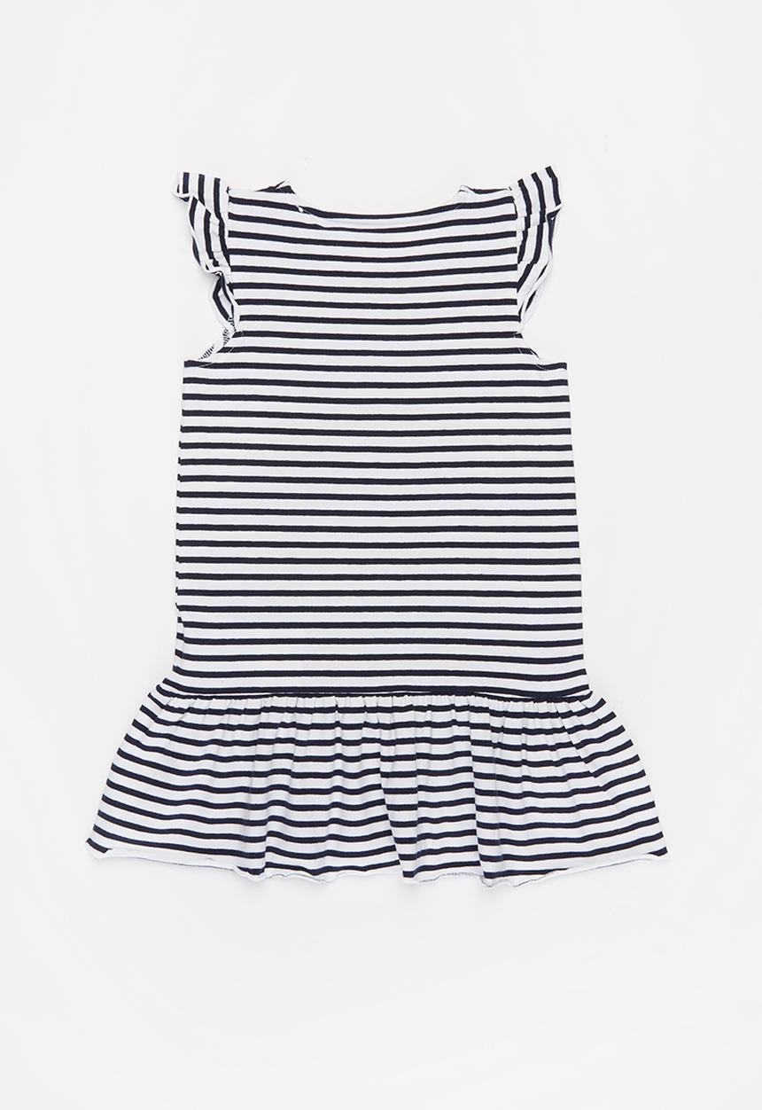 Name It - Jill short sleeve dress - white & black