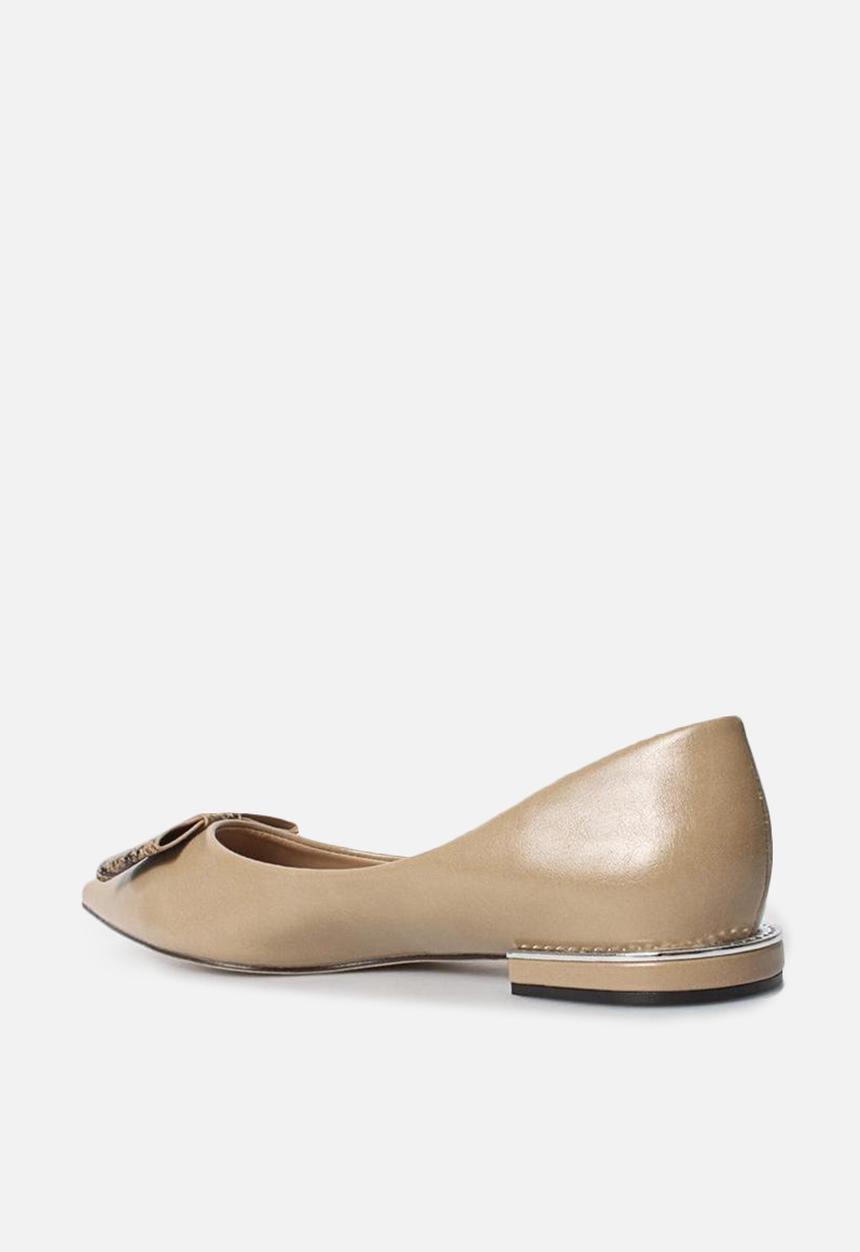 Seduction - Bow pump - taupe