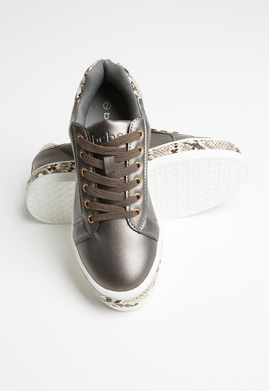 Tom Tom - Bebe snake sneaker - pewter