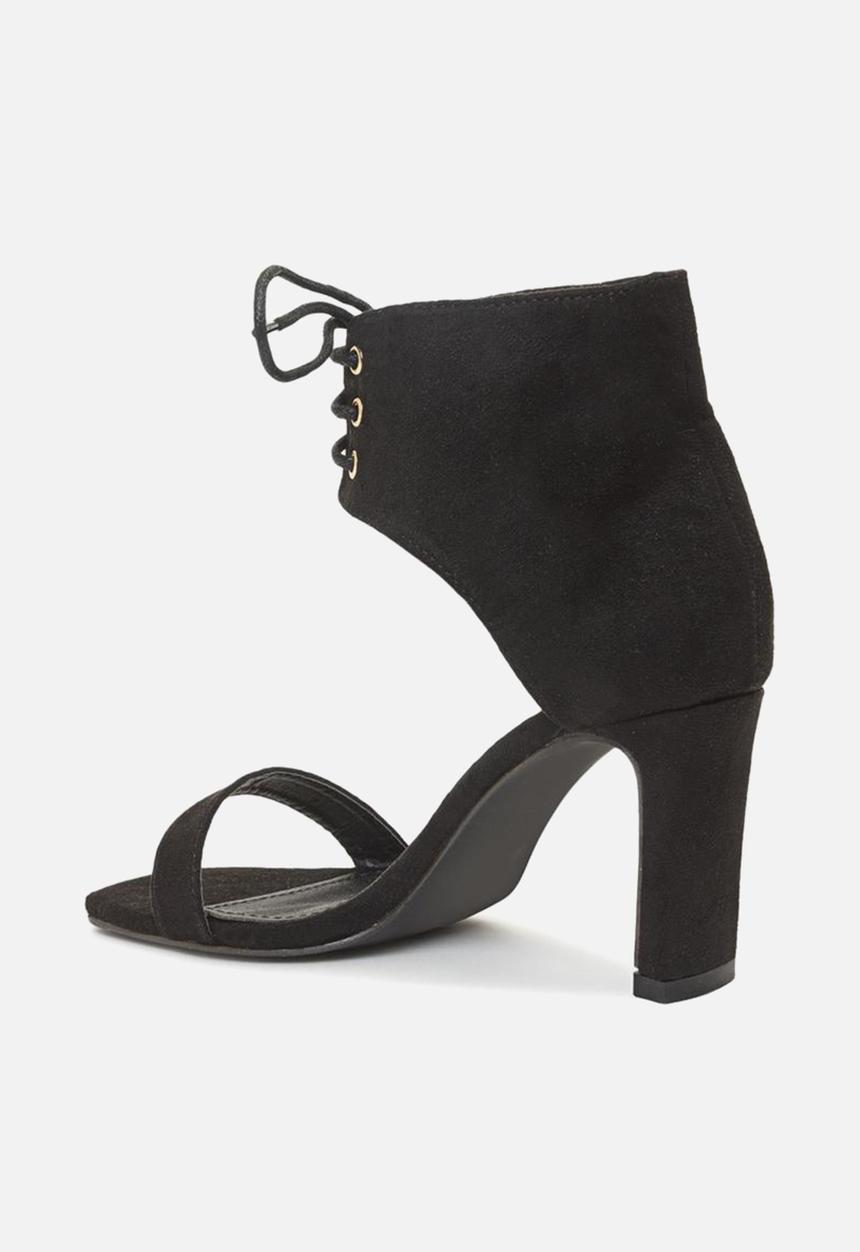 Seduction - Front tie heel - black