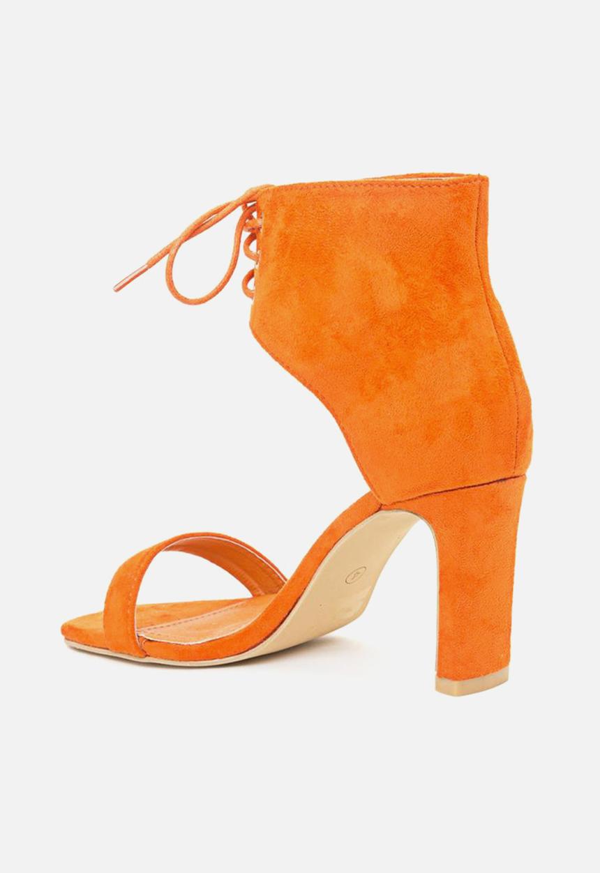 Seduction - Front tie heel - orange