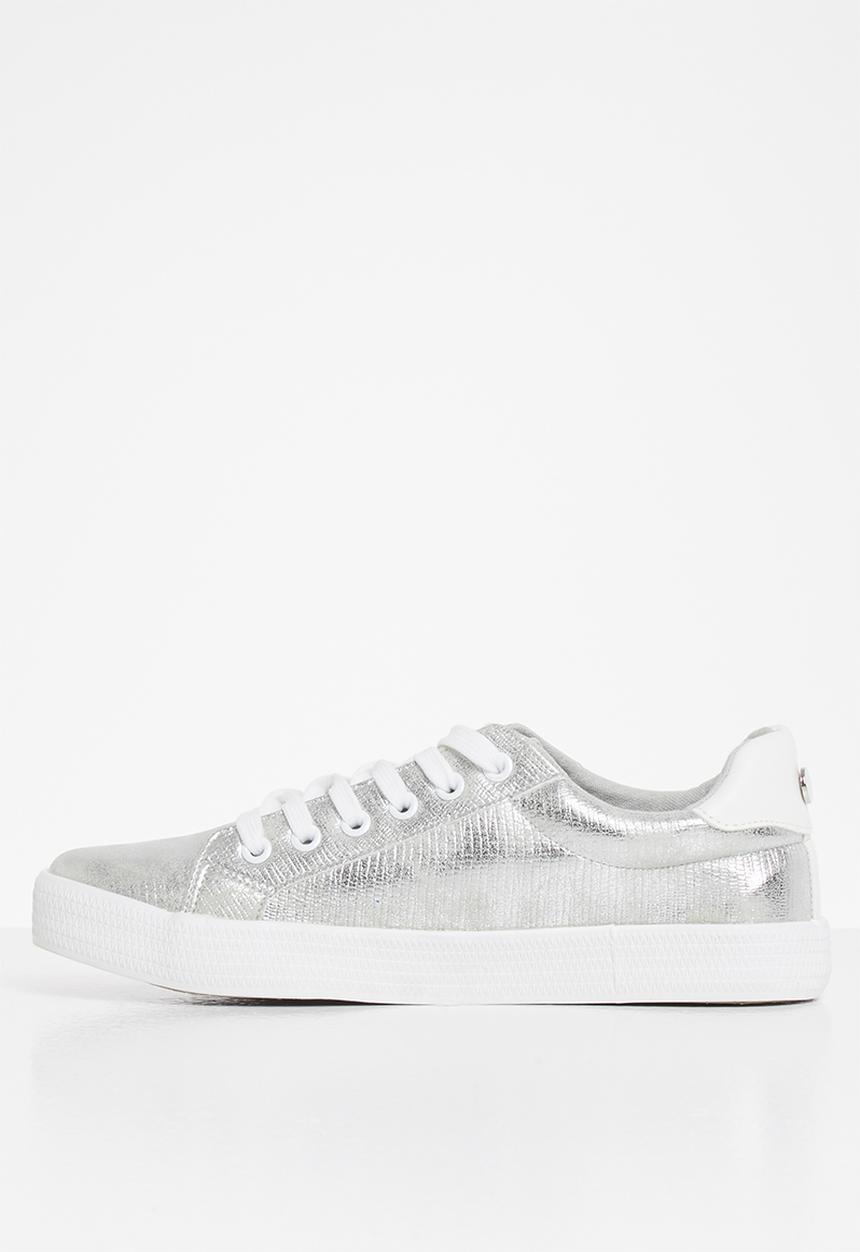 Tom Tom - Star metallic sneaker - silver