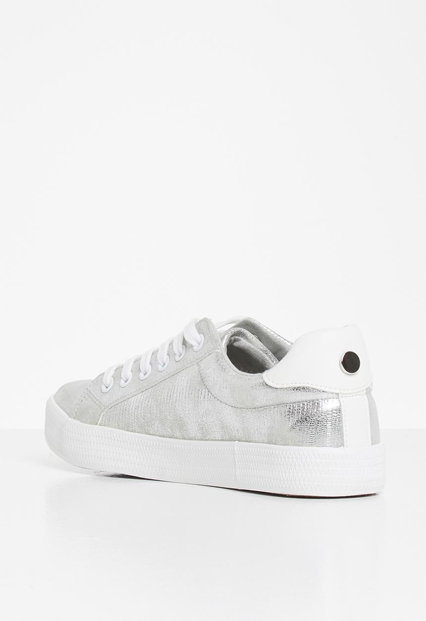 Tom Tom - Star metallic sneaker - silver