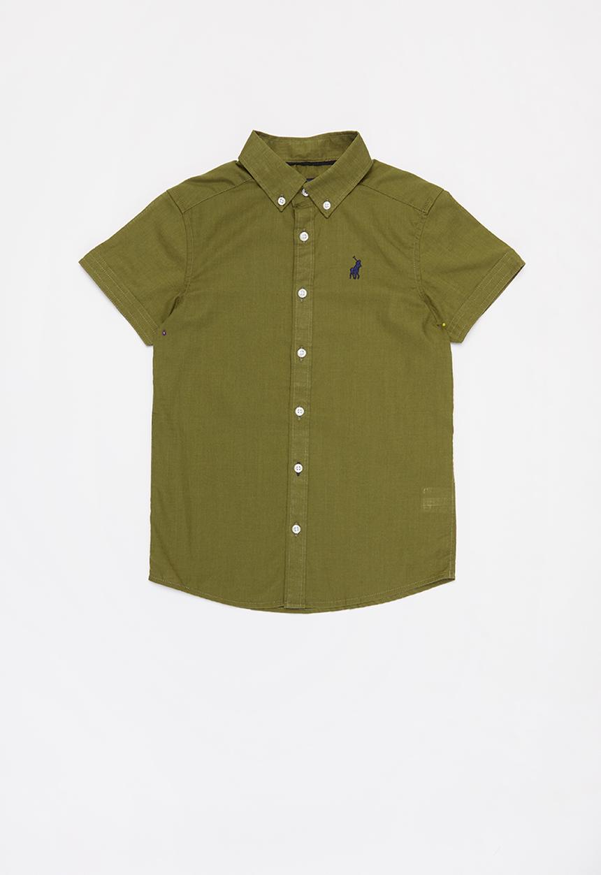POLO - Boys luke short sleeve shirt - green