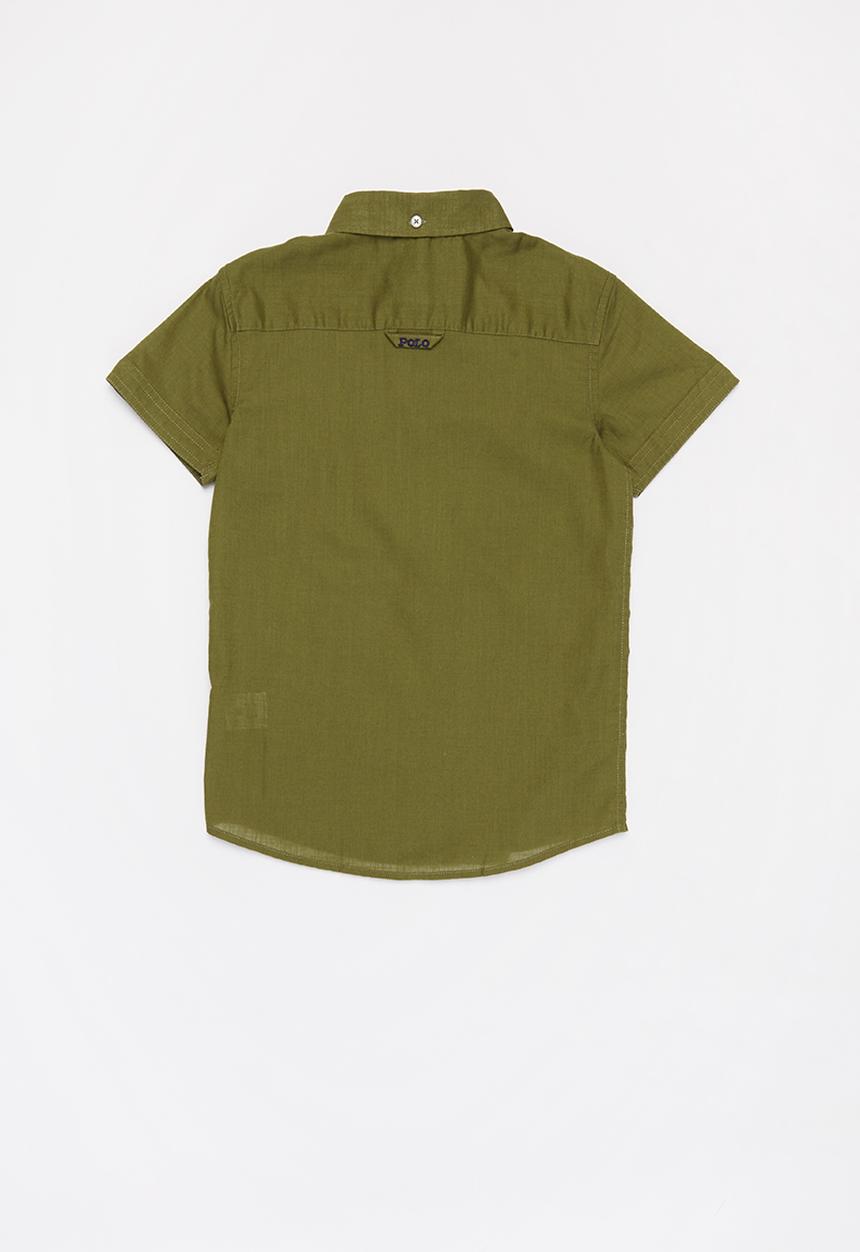 POLO - Boys luke short sleeve shirt - green