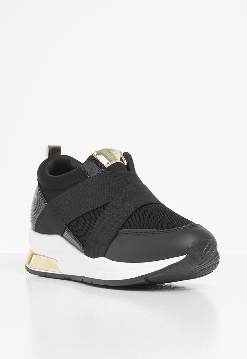 Tom Tom - Criss-cross sneaker - black