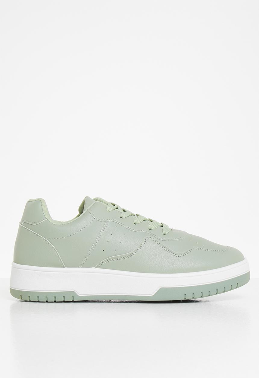 Tom Tom - Pin punch sneaker - sage