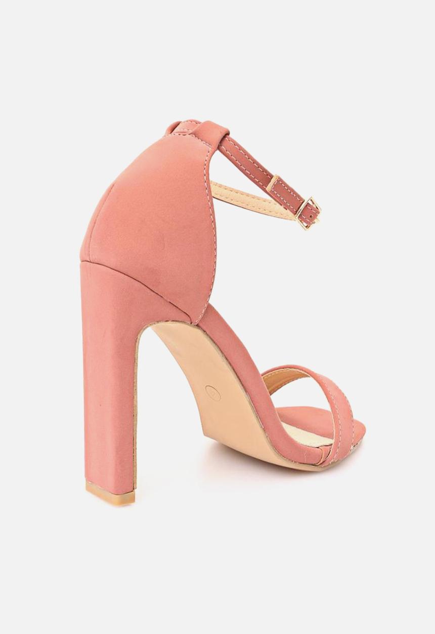 Seduction - Classic ankle strap heel - pink