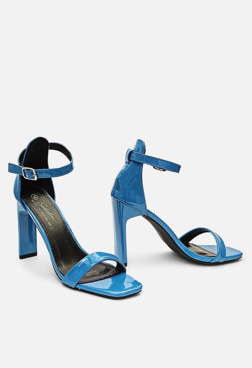 Seduction - Ankle strap heel - blue