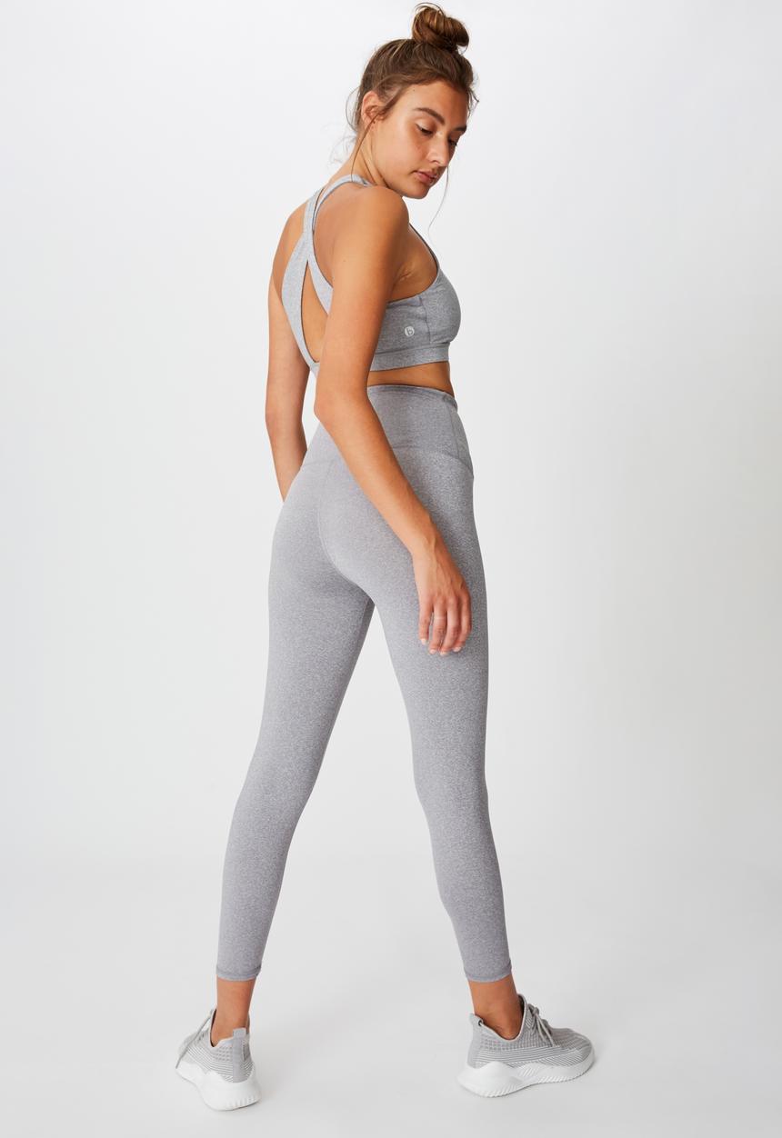 Cotton On - Active high waist core 7/8 tight - grey 