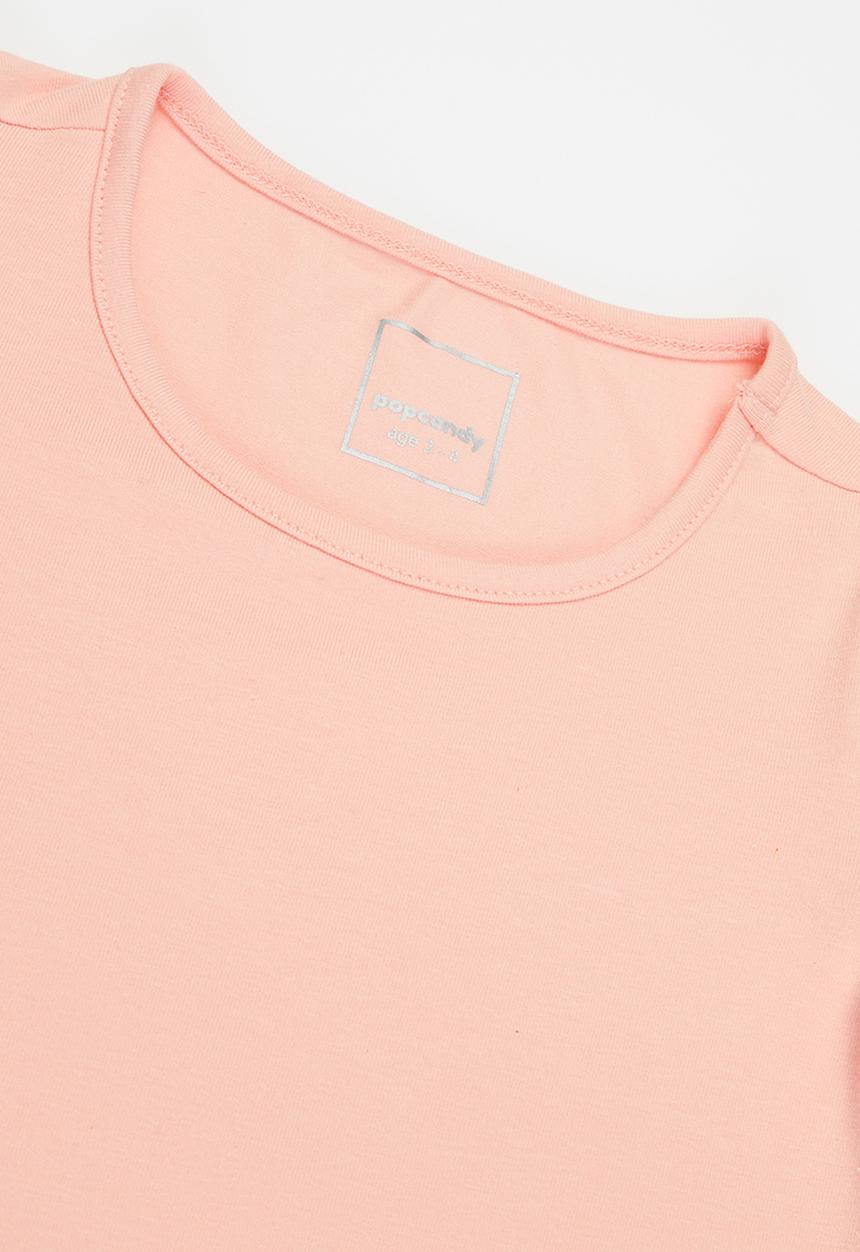 Pop Candy - Puff sleeve tee - peach
