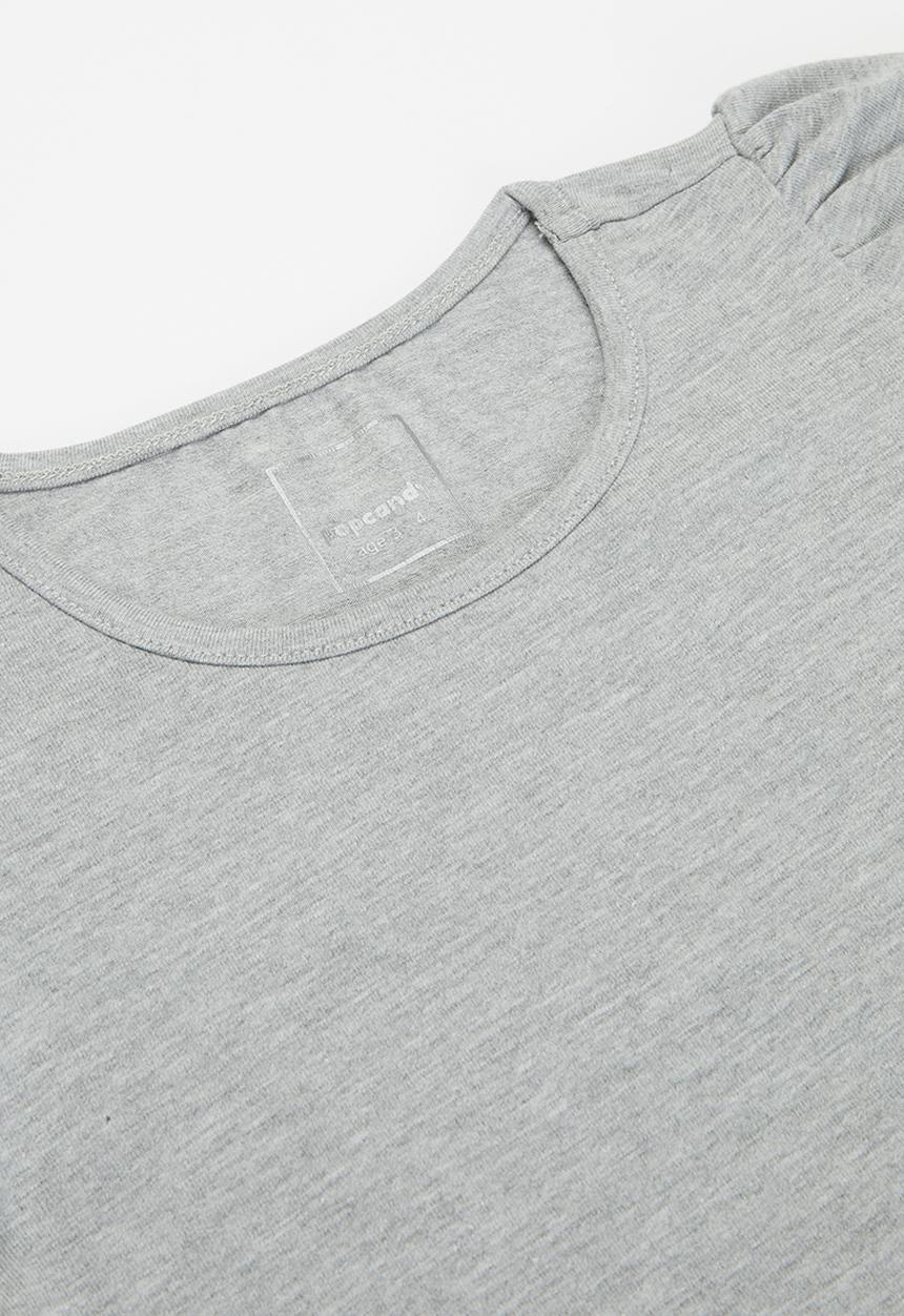 Pop Candy - Puff sleeve tee - grey