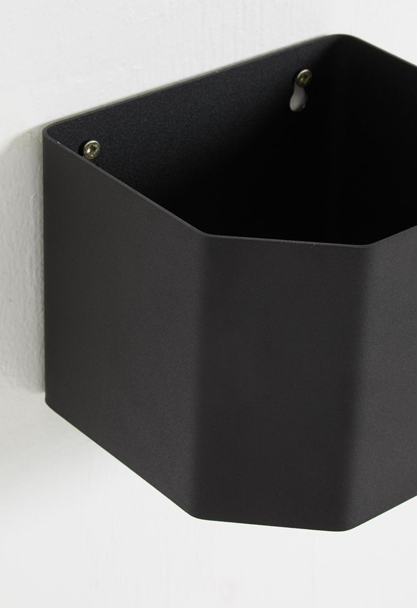 Emerging Creatives - Wall mounted herb box - black