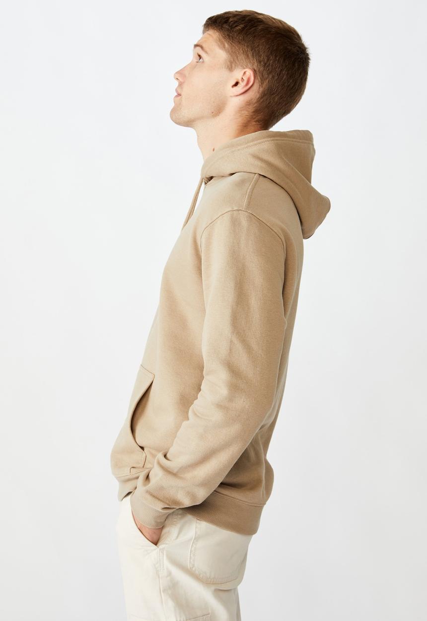Cotton On - Essential fleece pullover - gravel stone