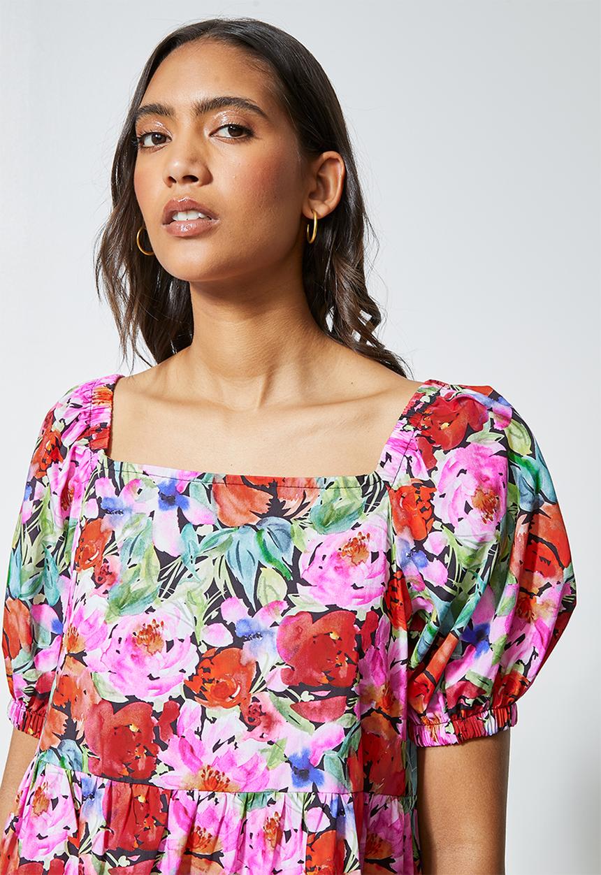 Superbalist - Tiered dress mini - multi
