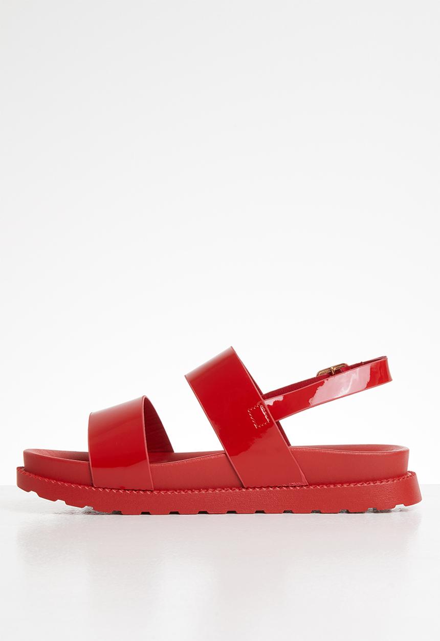 Jada - Patent sandal - red