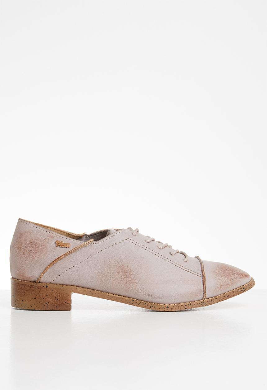 Plum - Stella brogue - taupe