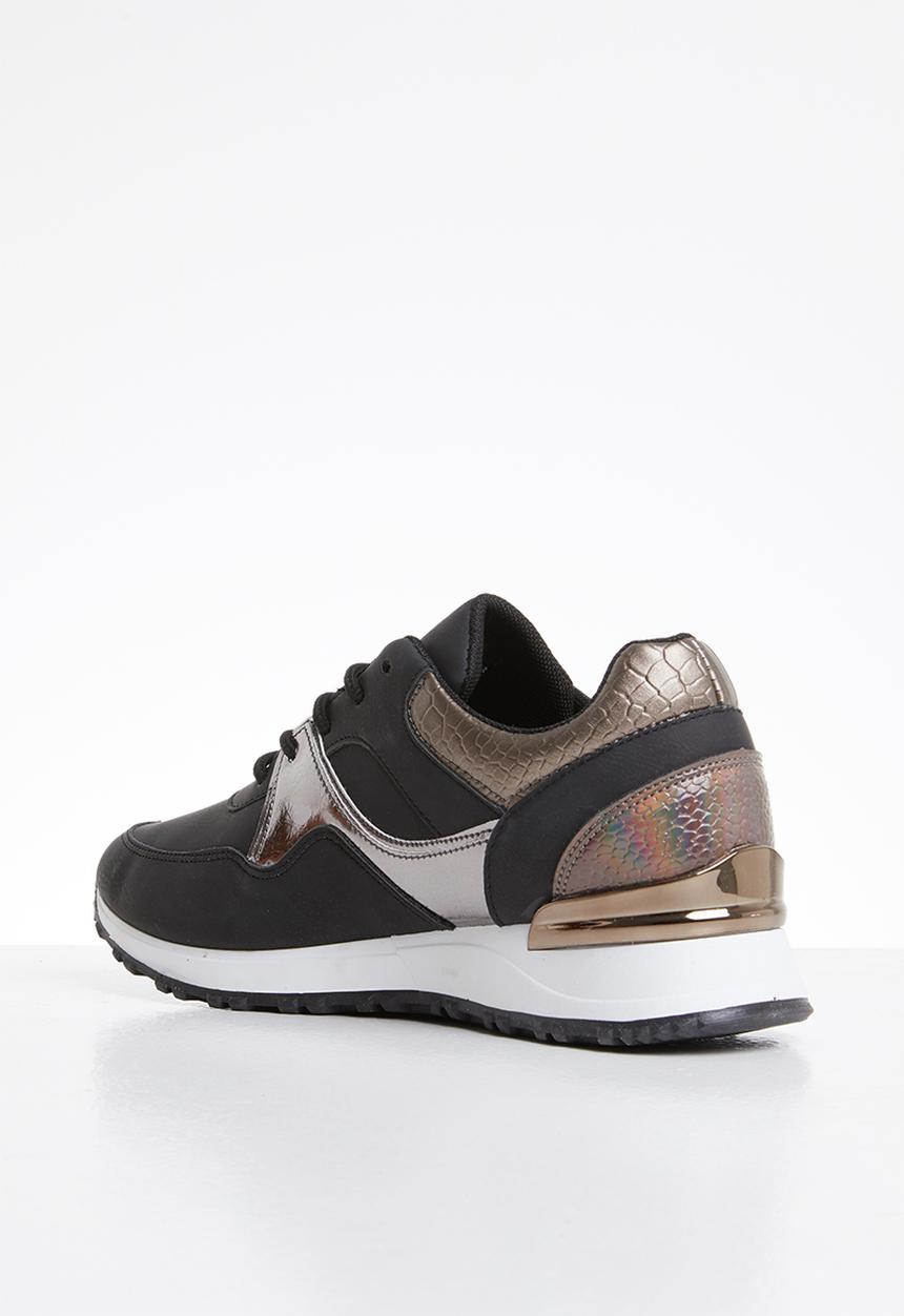 Tom Tom - Nova snake 3 sneaker - black