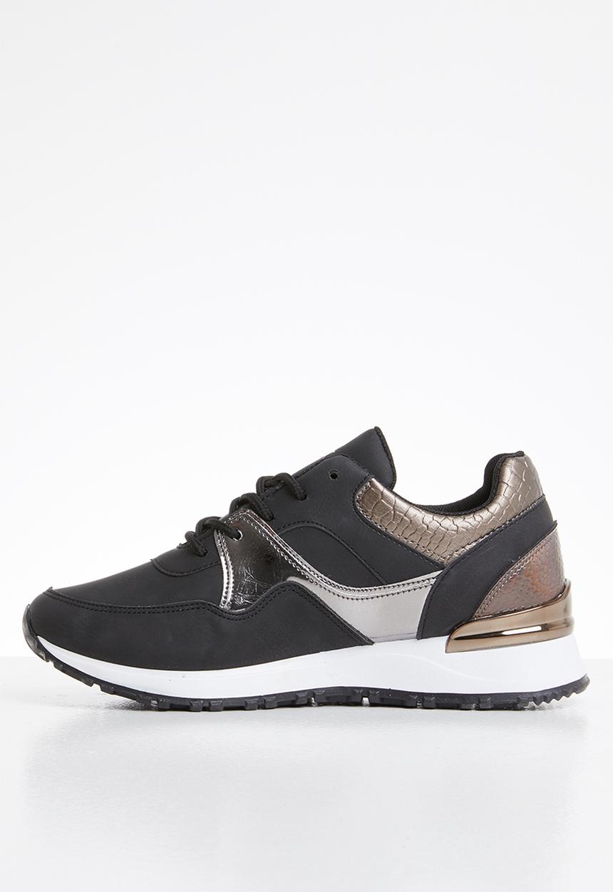 Tom Tom - Nova snake 3 sneaker - black