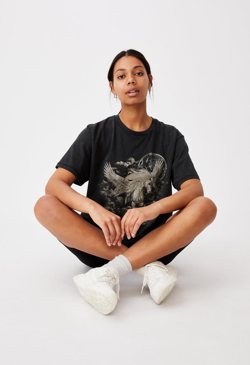 Cotton On - The dad graphic tee - black