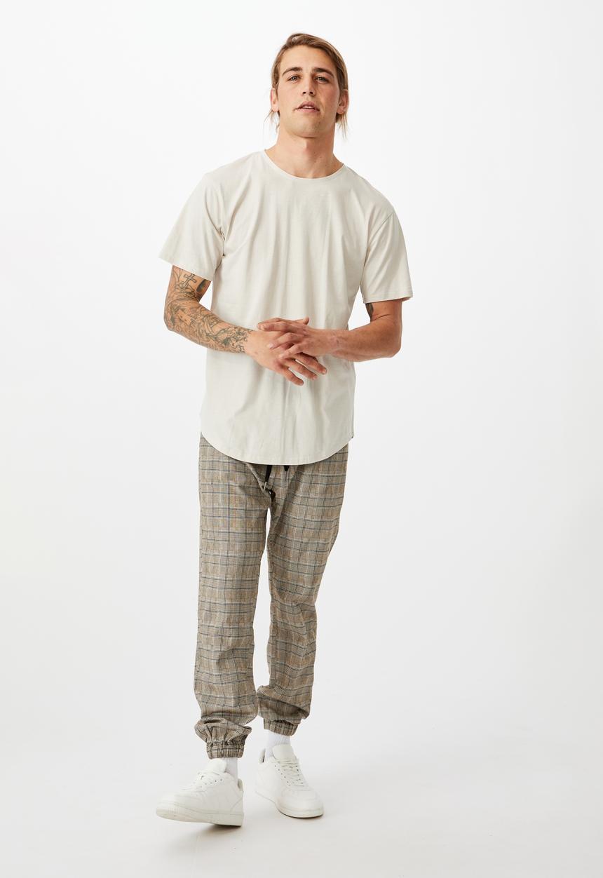 Cotton On - Drake cuffed pant - beige