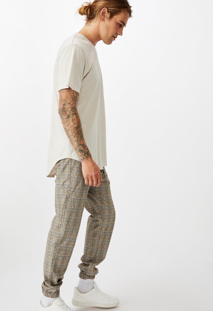 Cotton On - Drake cuffed pant - beige