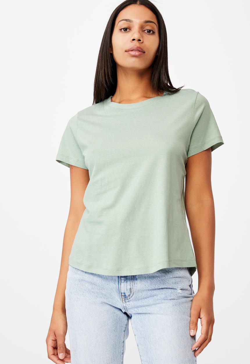 Cotton On - The one crew tee - lush green