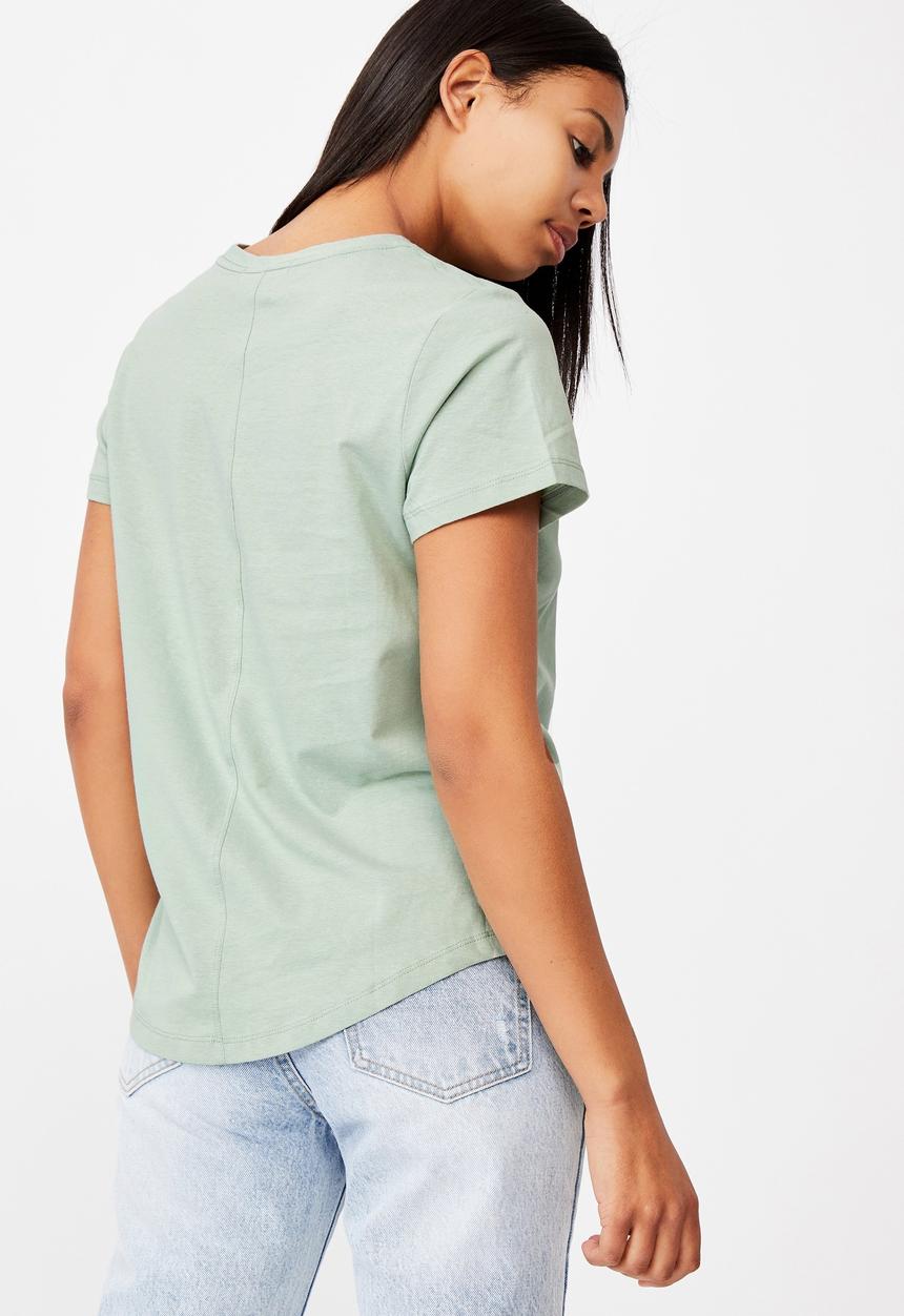 Cotton On - The one crew tee - lush green