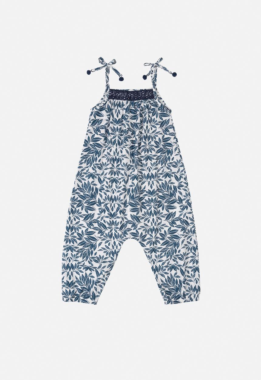 UP Baby - Girls jumpsuit & headband set - dark blue