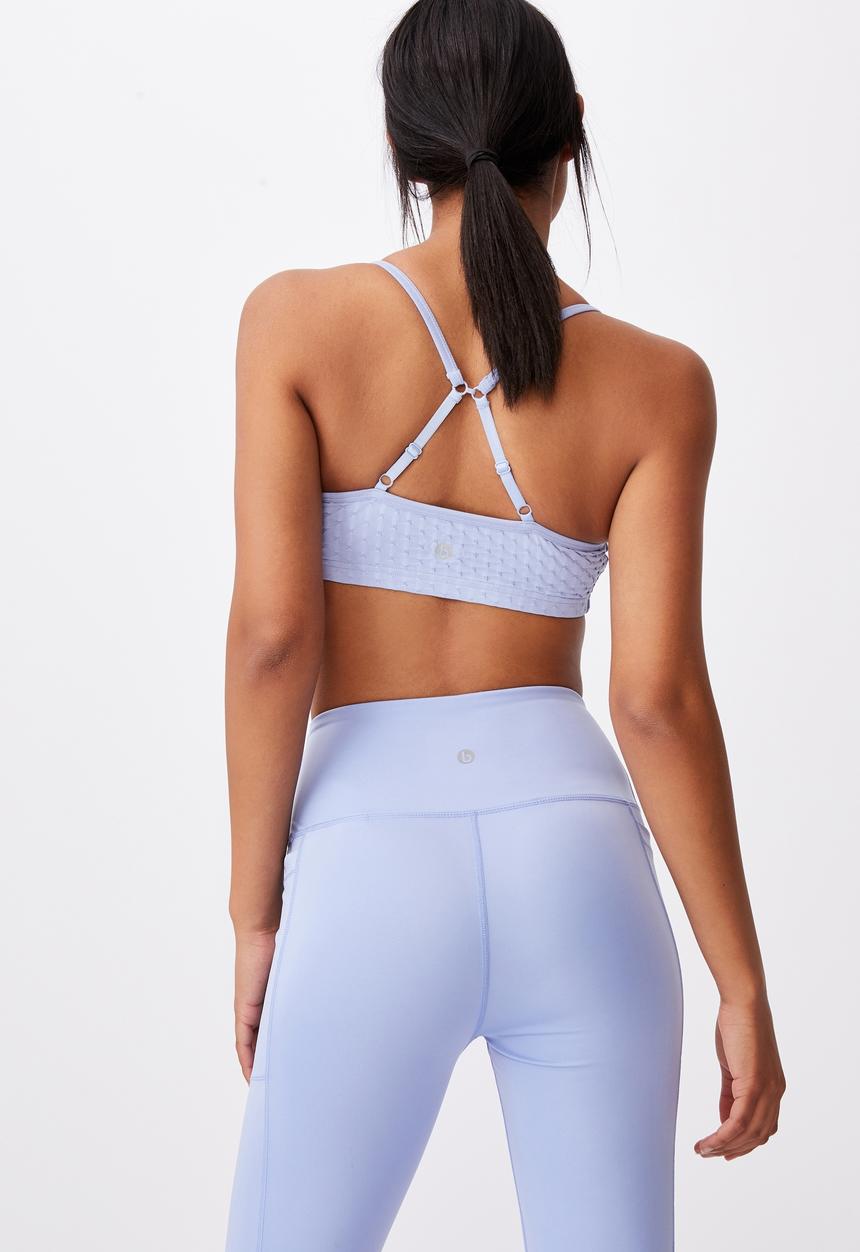 Cotton On - Workout yoga crop - lilac