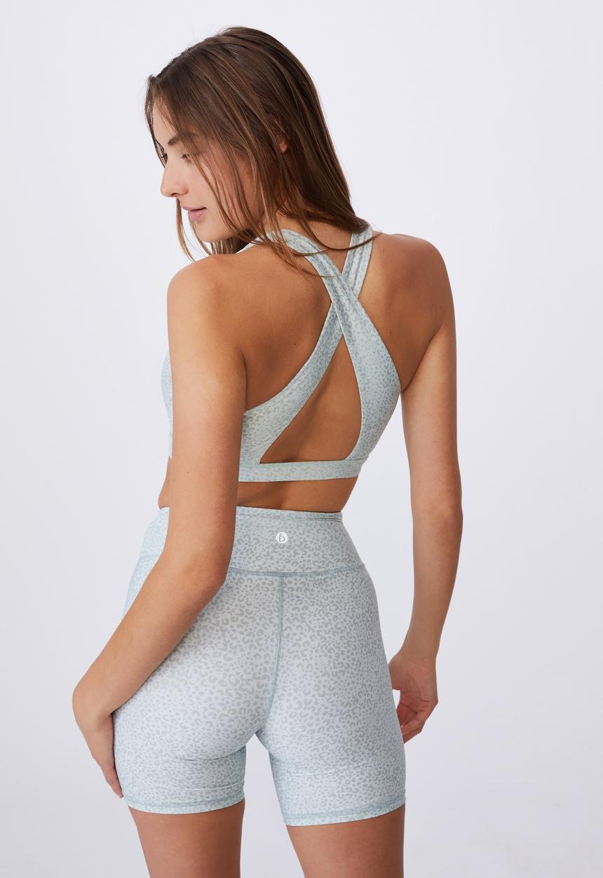 Cotton On - Workout cut out crop - mint
