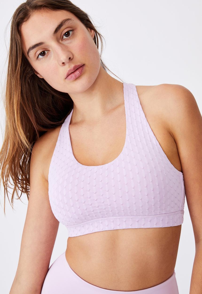 Cotton On - Workout cut out crop - blossom