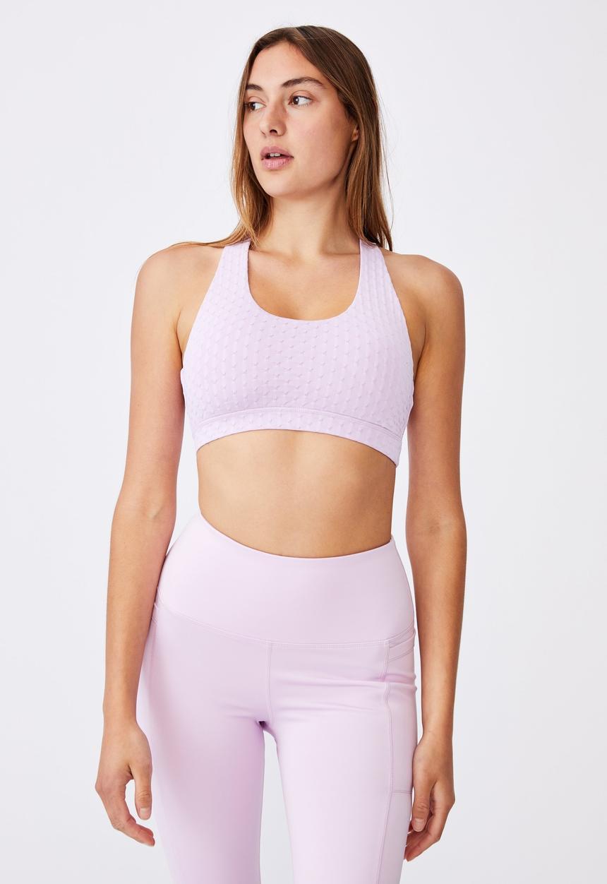 Cotton On - Workout cut out crop - blossom