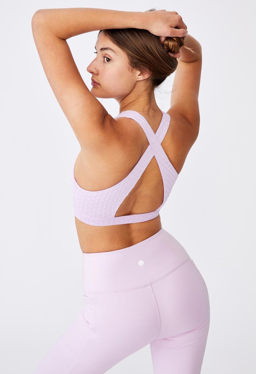 Cotton On - Workout cut out crop - blossom