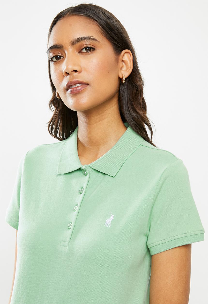 POLO - Margot short sleeve sml pony stretch golfer - green