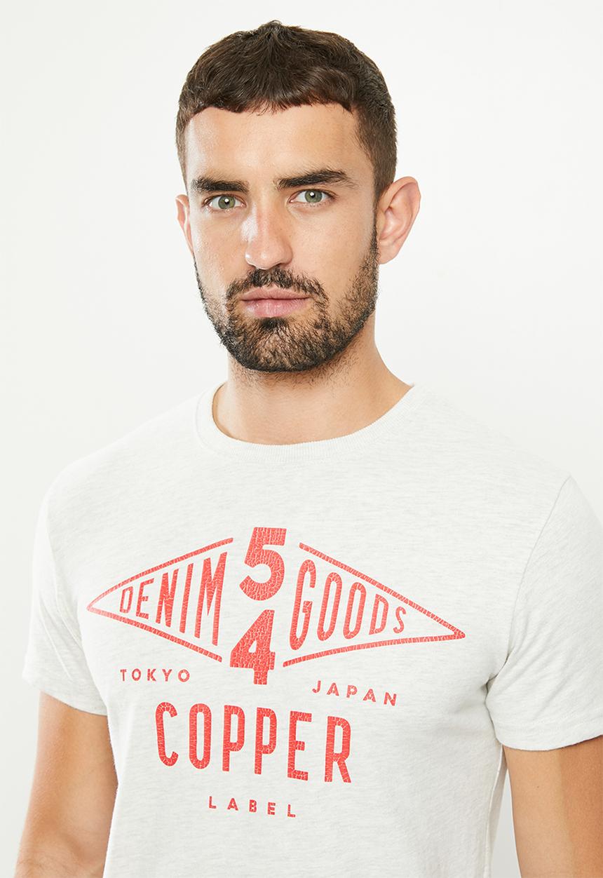 Superdry. - Copper label tee - grey