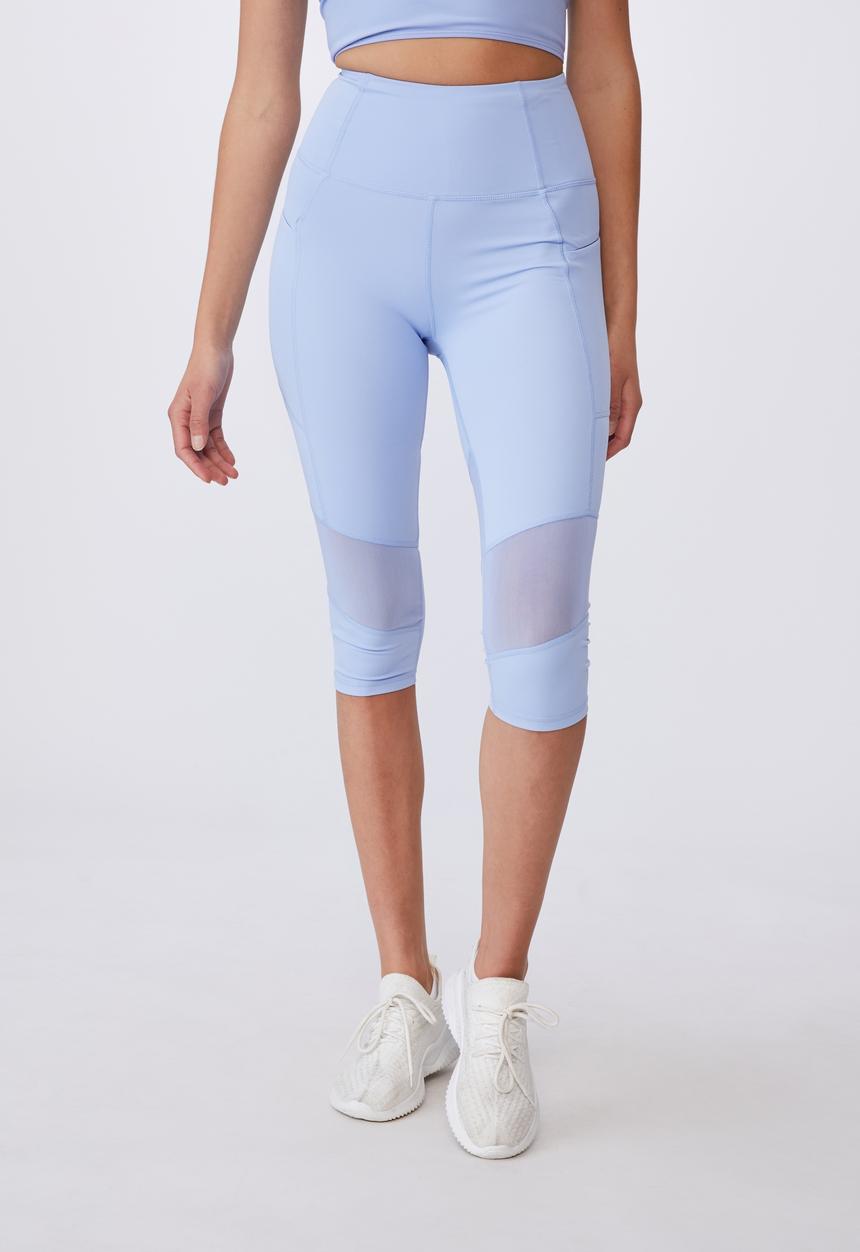 Cotton On - Mesh panelled capri - lilac